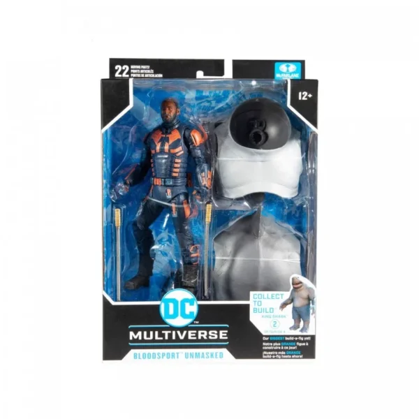 Bloodsport Unmasked figurine DC Multiverse Build A - The Suicide Squad – Image 3
