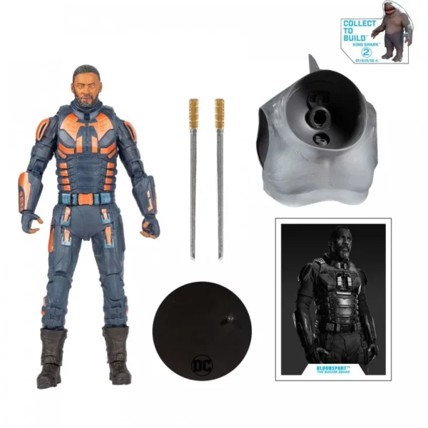 Bloodsport Unmasked figurine DC Multiverse Build A - The Suicide Squad – Image 5
