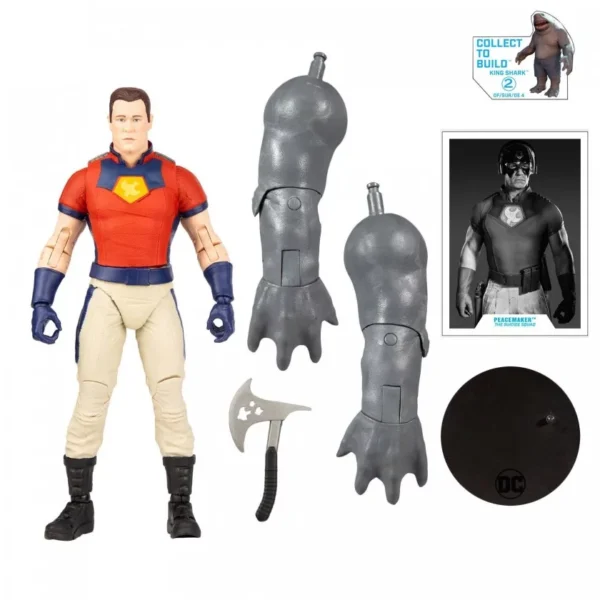 Peacemaker Unmasked figurine DC Multiverse Build A - The Suicide Squad – Image 4