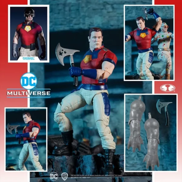 Peacemaker Unmasked figurine DC Multiverse Build A - The Suicide Squad – Image 2