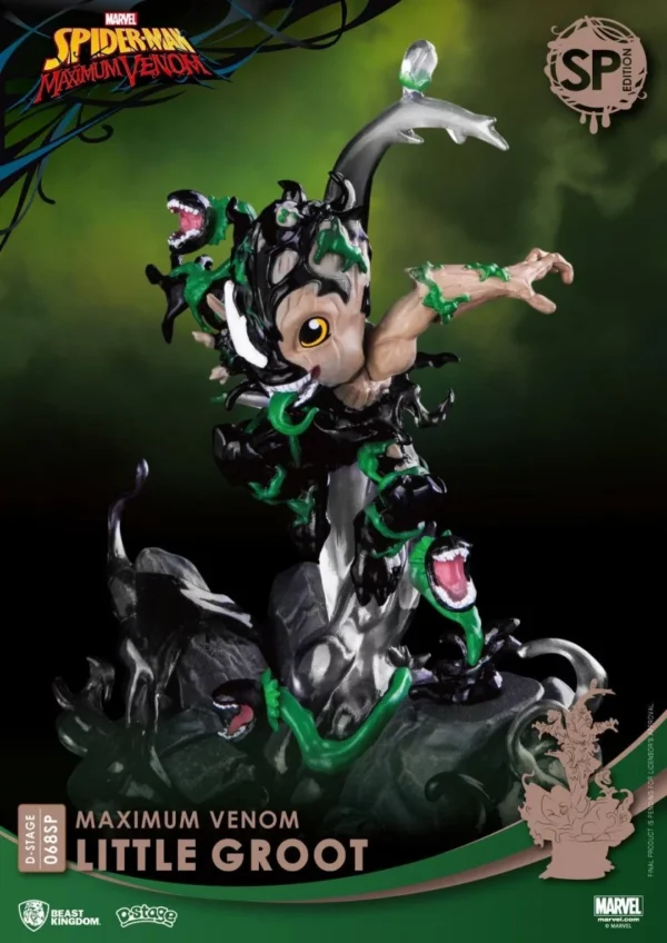 Little Groot Maximum Venom diorama Special Edition D-Stage - Marvel Comics – Image 2