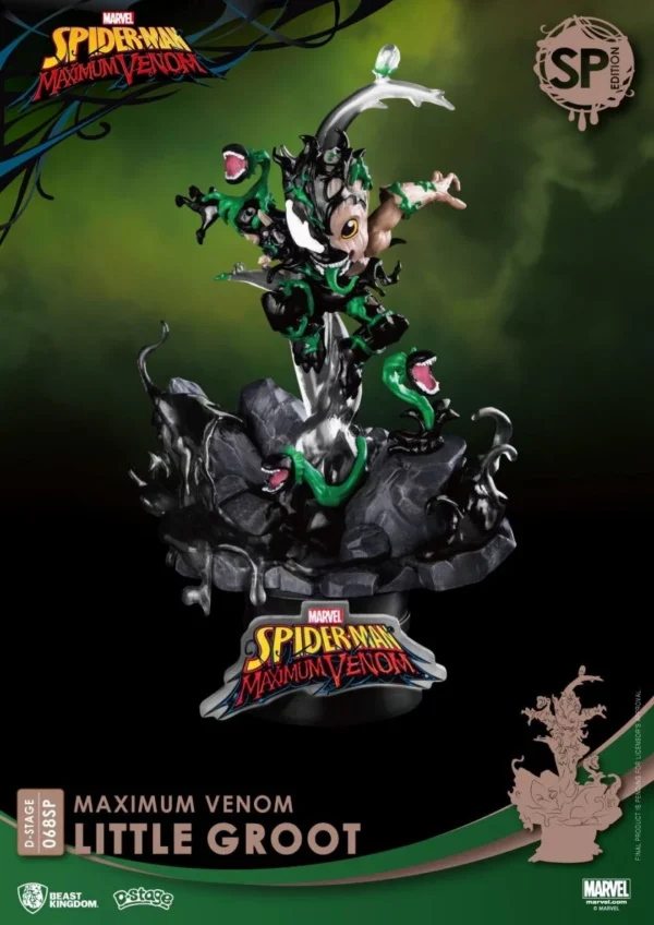 Little Groot Maximum Venom diorama Special Edition D-Stage - Marvel Comics – Image 3
