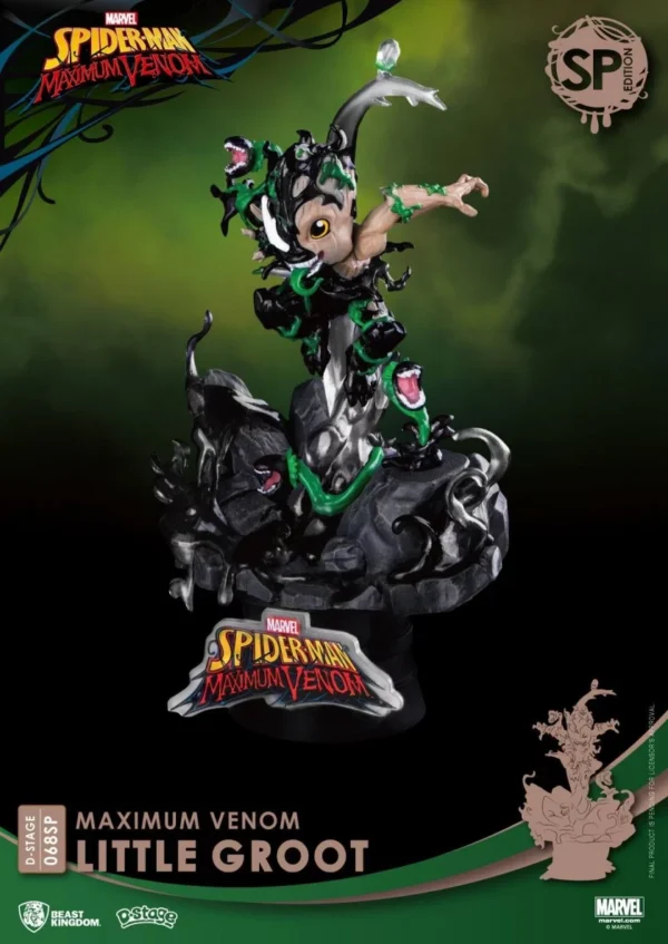 Little Groot Maximum Venom diorama Special Edition D-Stage - Marvel Comics – Image 4