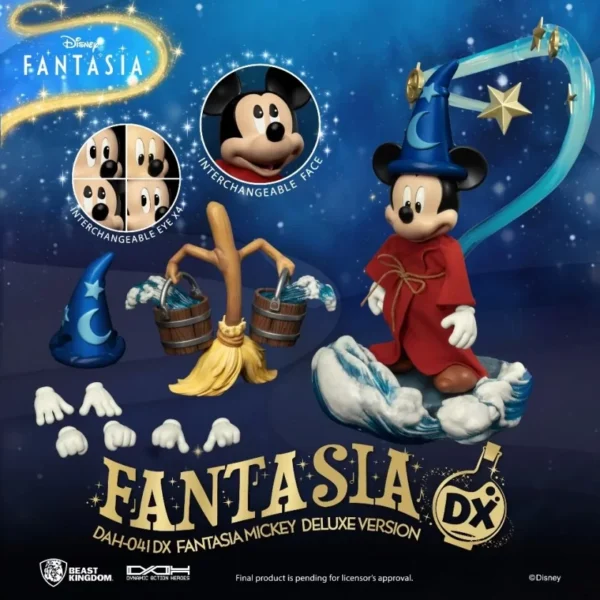 Mickey figurine Dynamic 8ction Heroes Deluxe 1/9 - Fantasia Disney Classic – Image 3