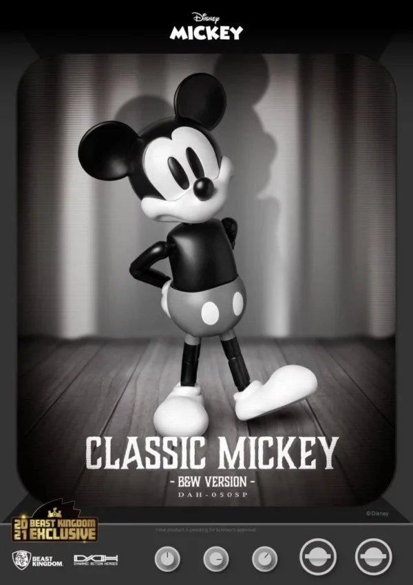 Mickey figurine version B&W Dynamic Action Heroes 1/9 - Disney Classic – Image 3