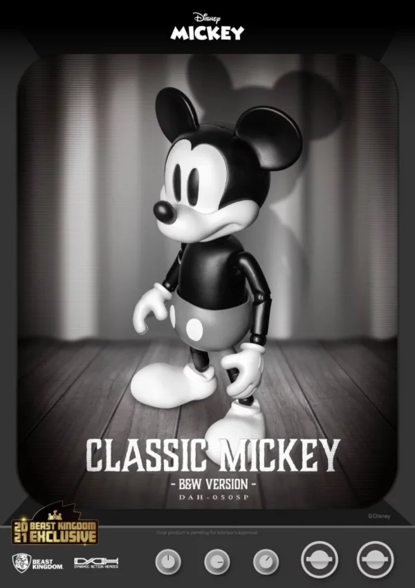 Mickey figurine version B&W Dynamic Action Heroes 1/9 - Disney Classic – Image 4