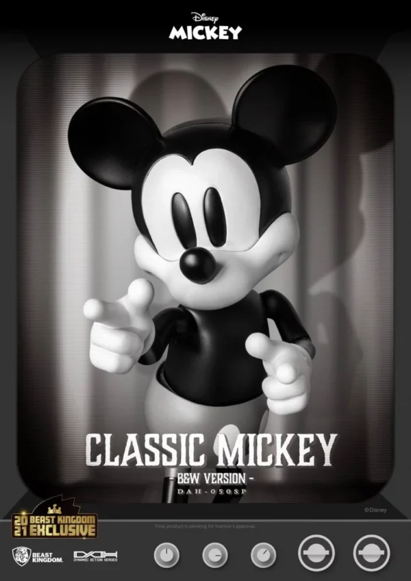 Mickey figurine version B&W Dynamic Action Heroes 1/9 - Disney Classic – Image 6