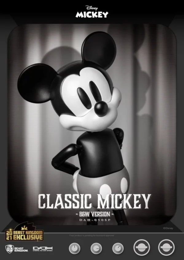 Mickey figurine version B&W Dynamic Action Heroes 1/9 - Disney Classic – Image 7